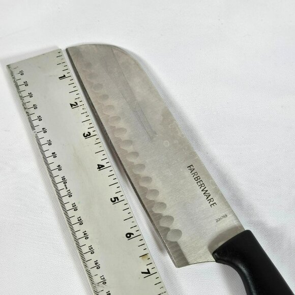 Farberware 7” Pro Granton Santoku Chefs Knife Edgekeeper Case Model 20H769 - Picture 6 of 8